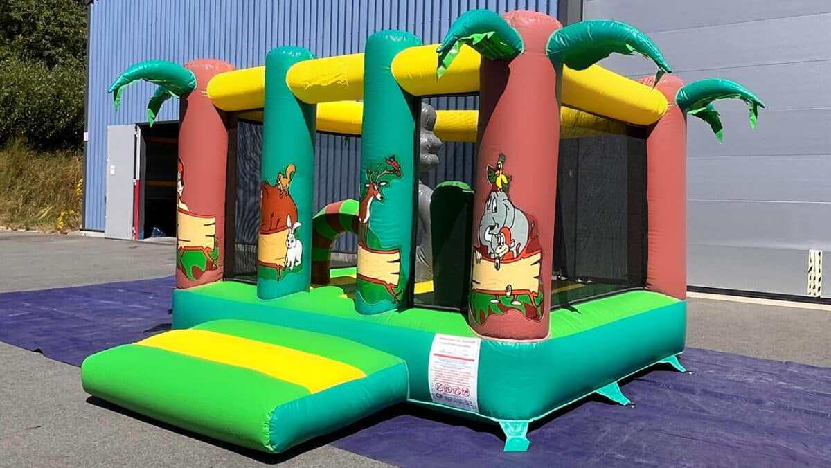 BOUNCER OBSTACLES JUNGLE GONFLABLE