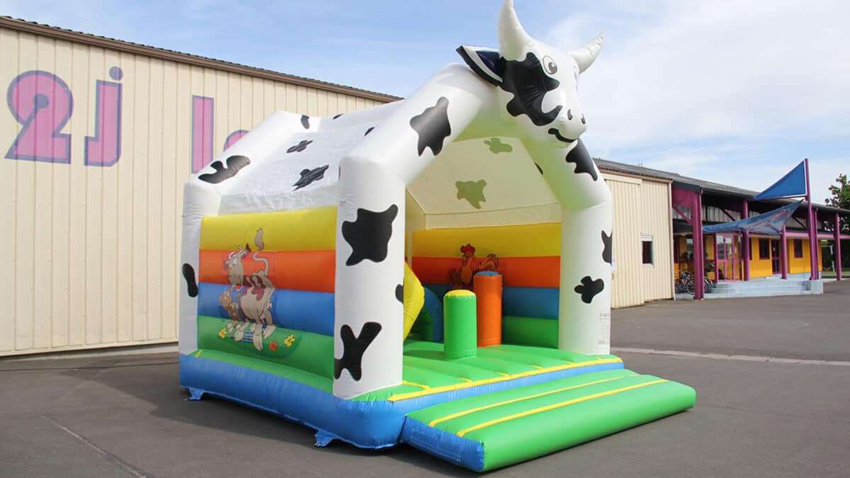 VACHE OBSTACLES 5x4m GONFLABLE