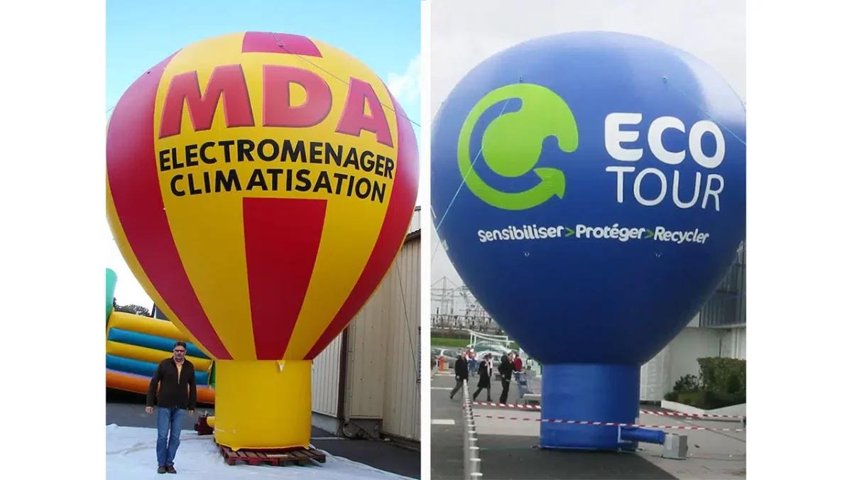 PNEU GONFLABLE AVEC DÉCO ENJOLIVEUR