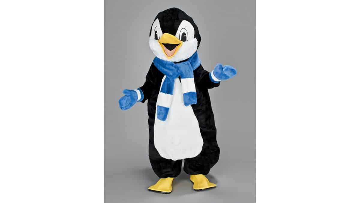 PINGOUIN ECHARPE BLEUE