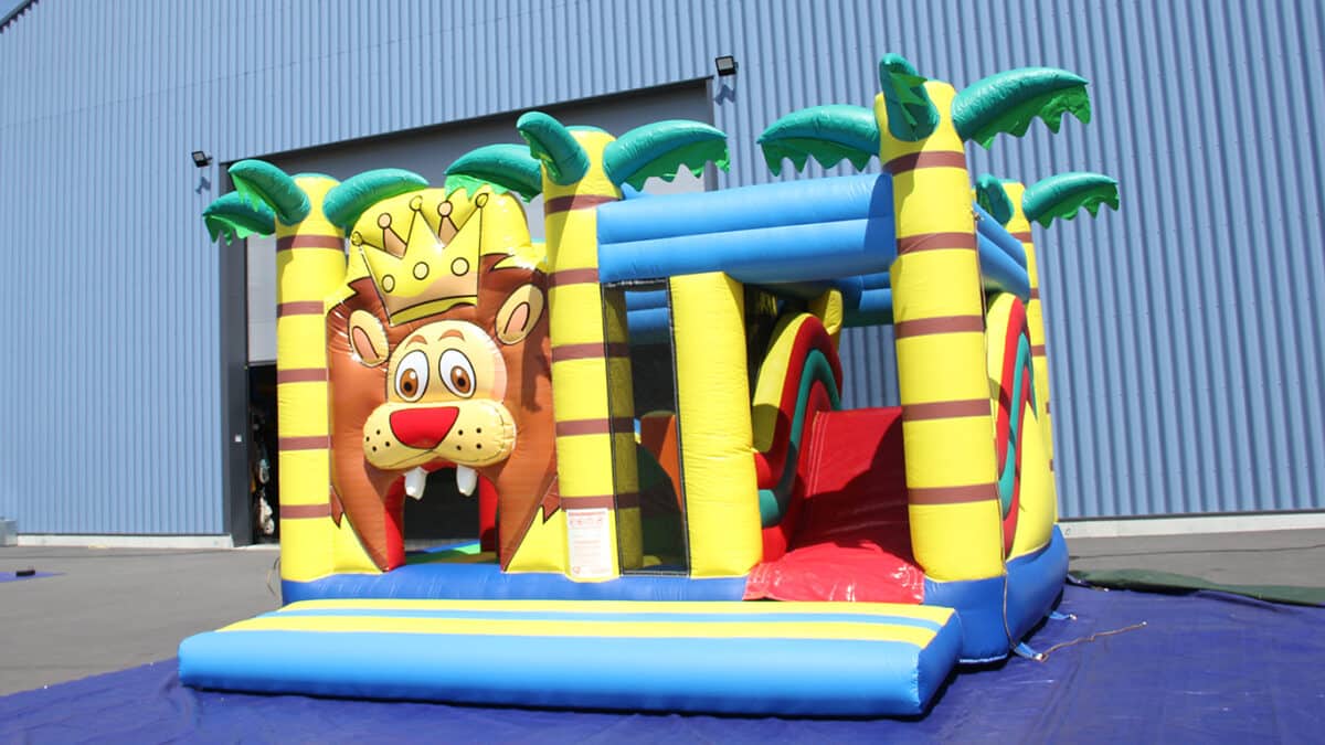 MULTIPLAY OBSTACLES LION GONFLABLE