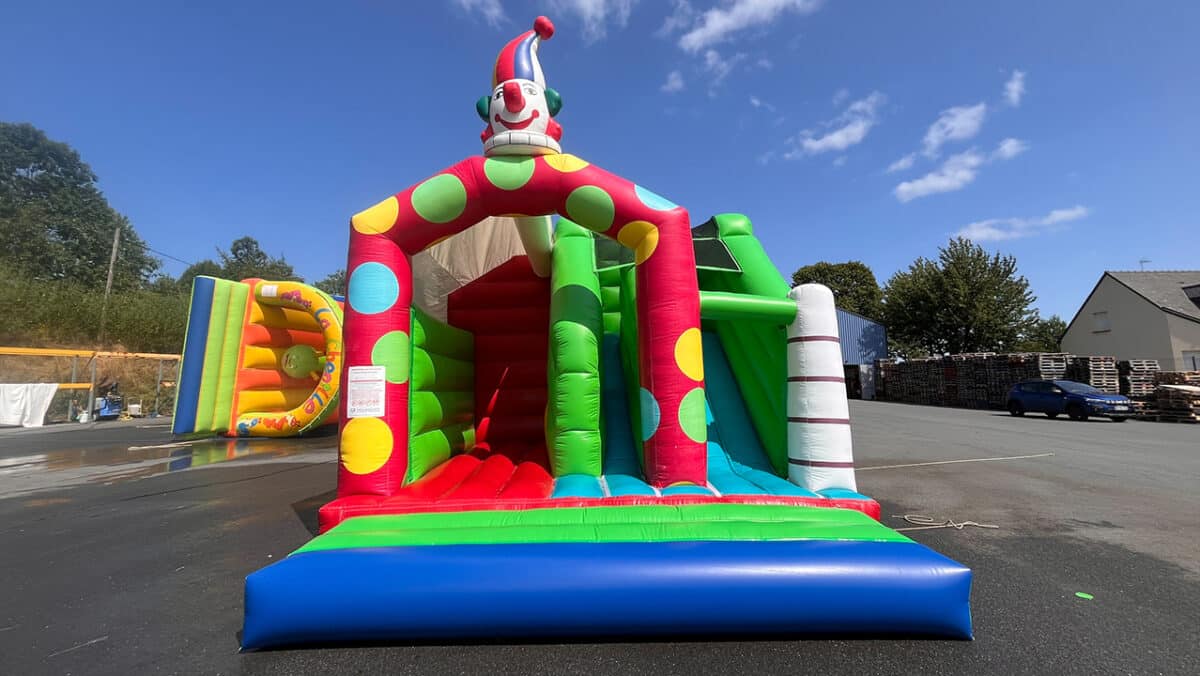 COMPLEXE TOBOGGAN 200 CLOWN SANS OBSTACLES